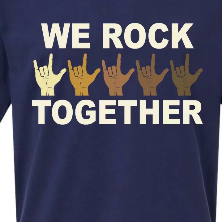 We Rock Together Equality Sueded Cloud Jersey T-Shirt