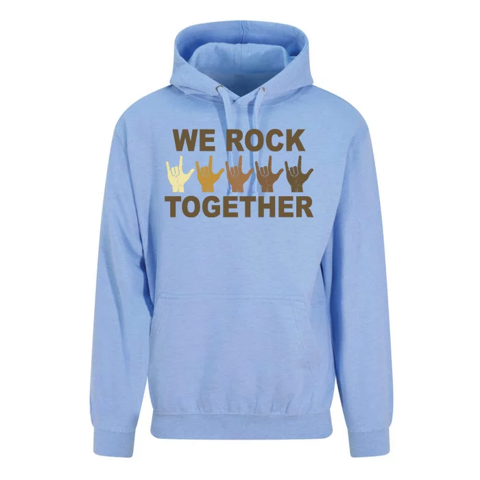 We Rock Together Equality Unisex Surf Hoodie