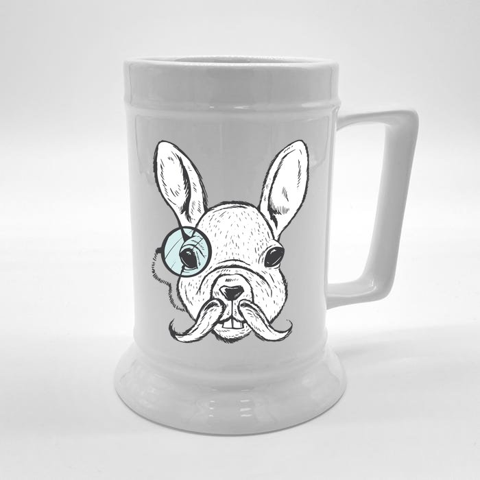 White Rabbit Front & Back Beer Stein