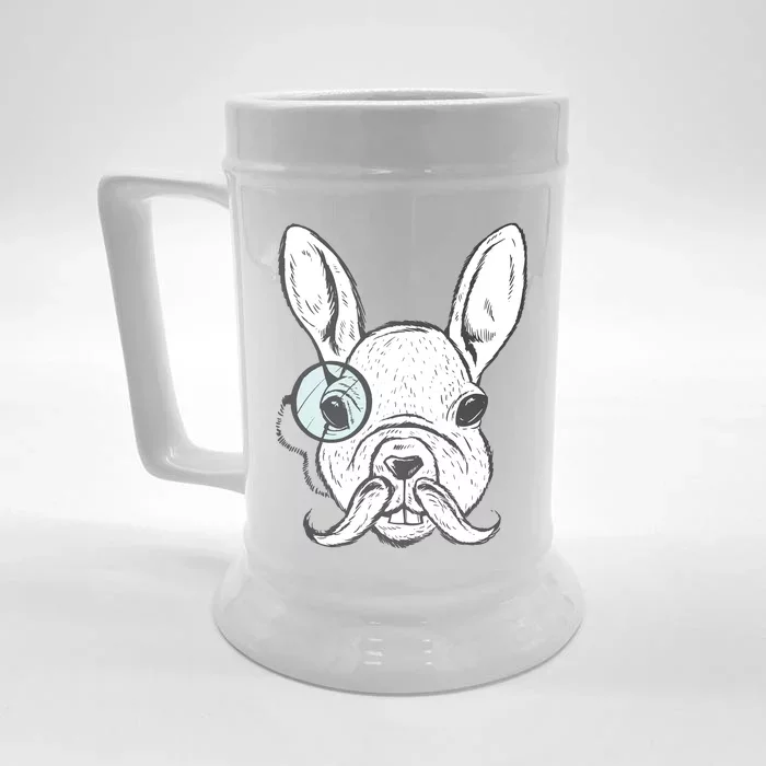 White Rabbit Front & Back Beer Stein