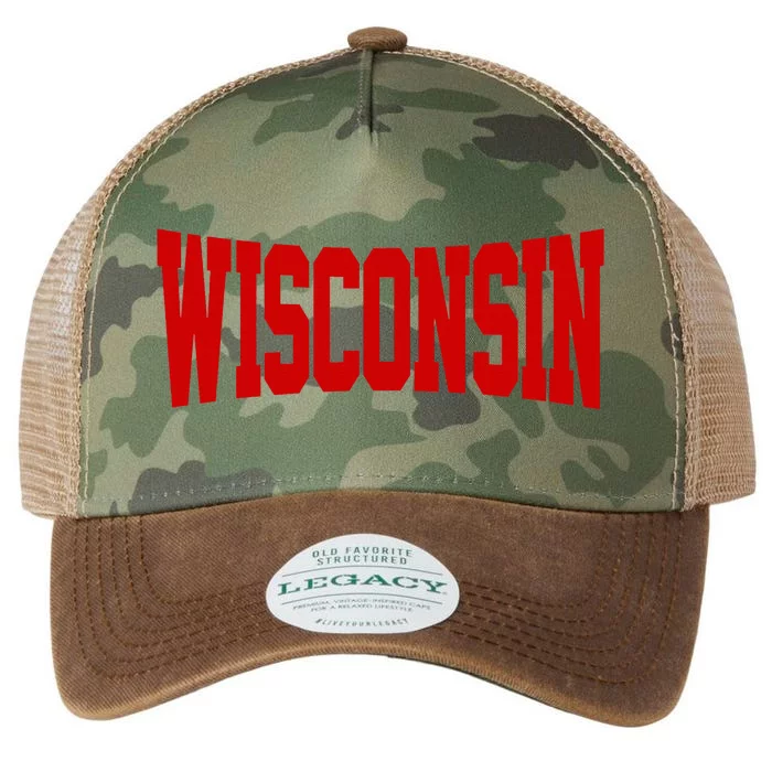 Wisconsin Red Legacy Tie Dye Trucker Hat