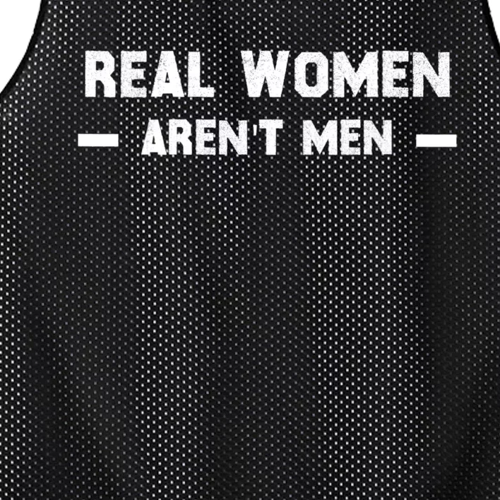 Womens Real Women Aren't Men Mesh Reversible Basketball Jersey Tank