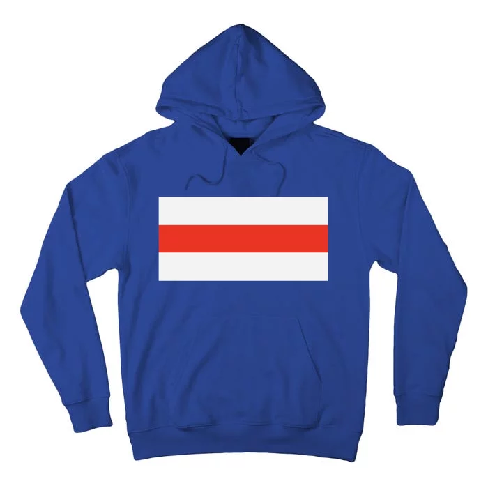 White Red White Flag Gift Tall Hoodie