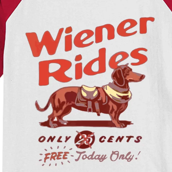 Wiener Rides Wiener Rides Kids Colorblock Raglan Jersey