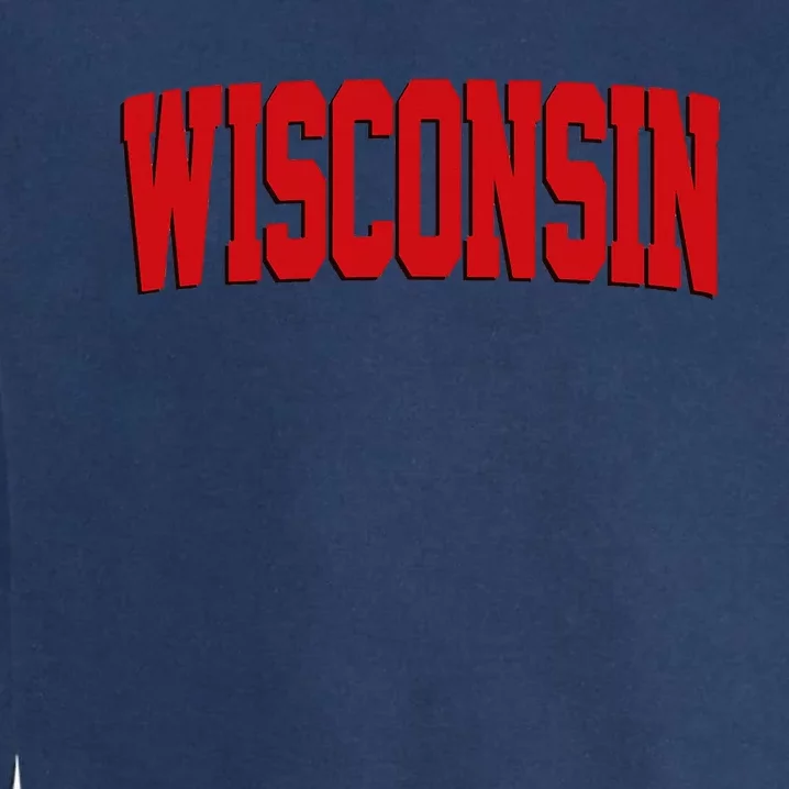 Wisconsin Red Garment-Dyed Sweatshirt