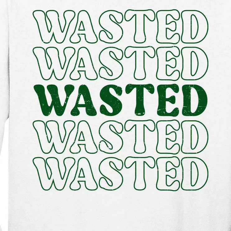 Wasted Retro Tall Long Sleeve T-Shirt