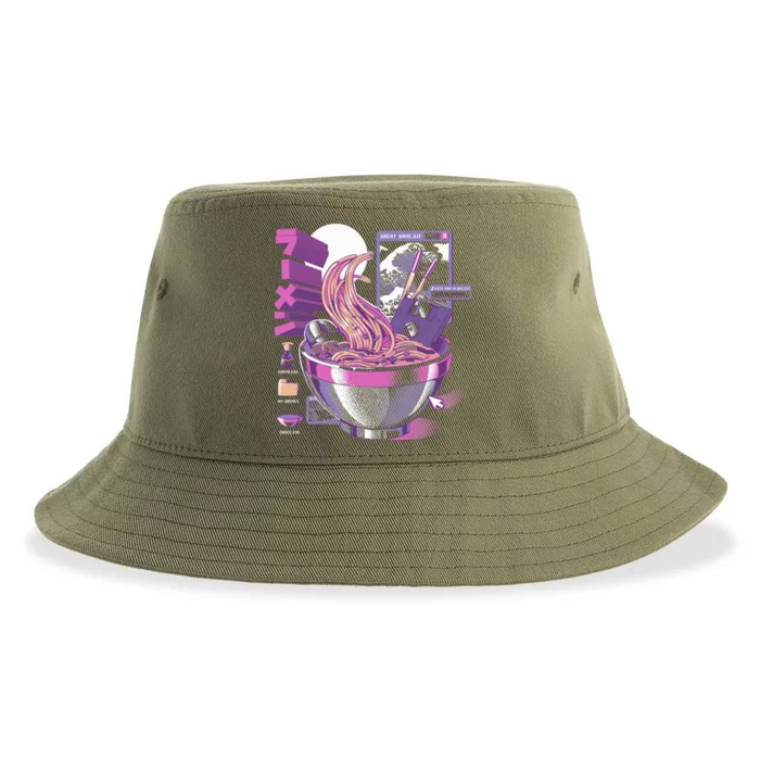 Web Ramen Sustainable Bucket Hat