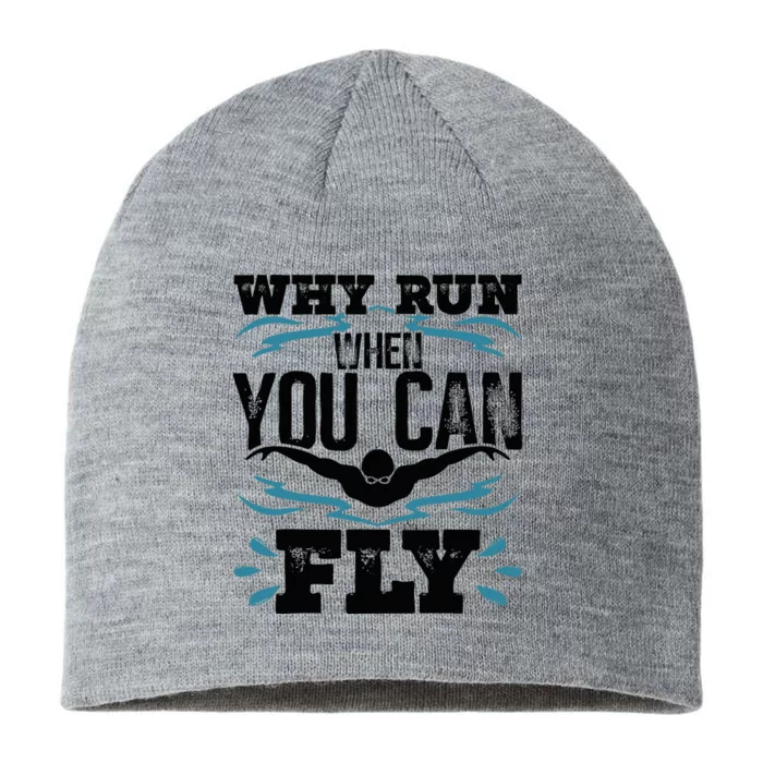 Why Run When You Can Fly 8 1/2in Sustainable Knit Beanie