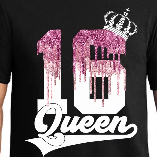 Wo SWEET 16 QUEEN 16TH BIRTHDAY Pajama Set