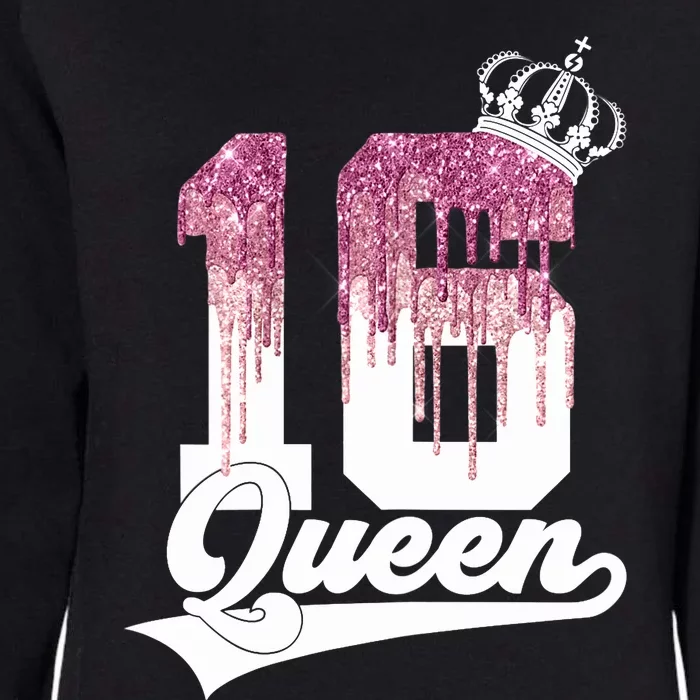 Wo SWEET 16 QUEEN 16TH BIRTHDAY Womens California Wash Sweatshirt