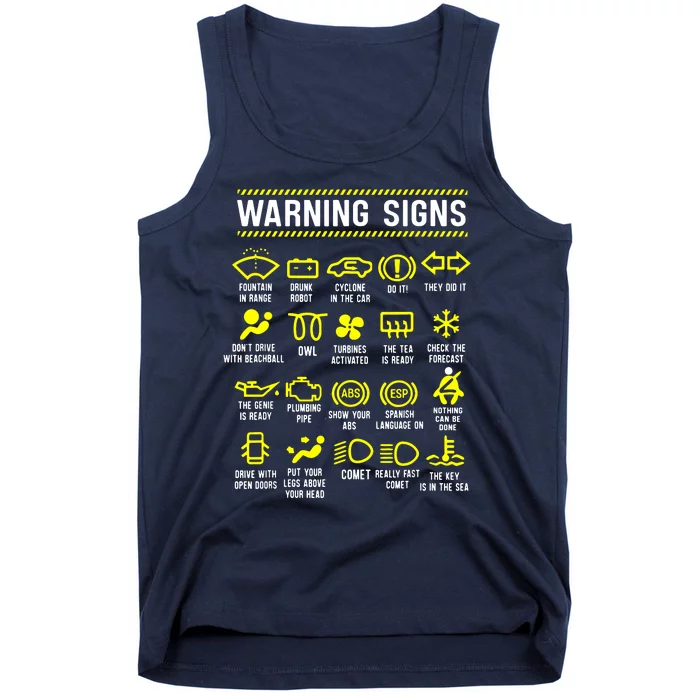 Warning Signs 101 Tank Top