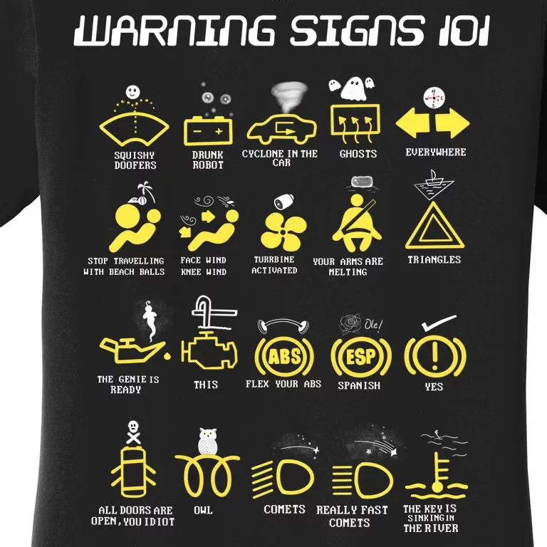 Warning Signs 101 Women's T-Shirt