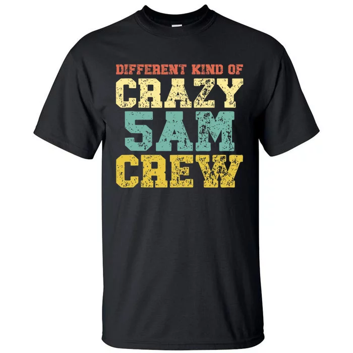 Workout Squad 5 AM Crew Funny Gym Saying Retro Vintage Tall T-Shirt