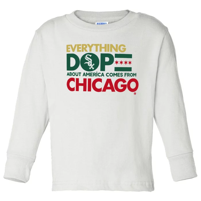 White Sox Africanamerican Heritage Night Giveaway 2024 Toddler Long Sleeve Shirt