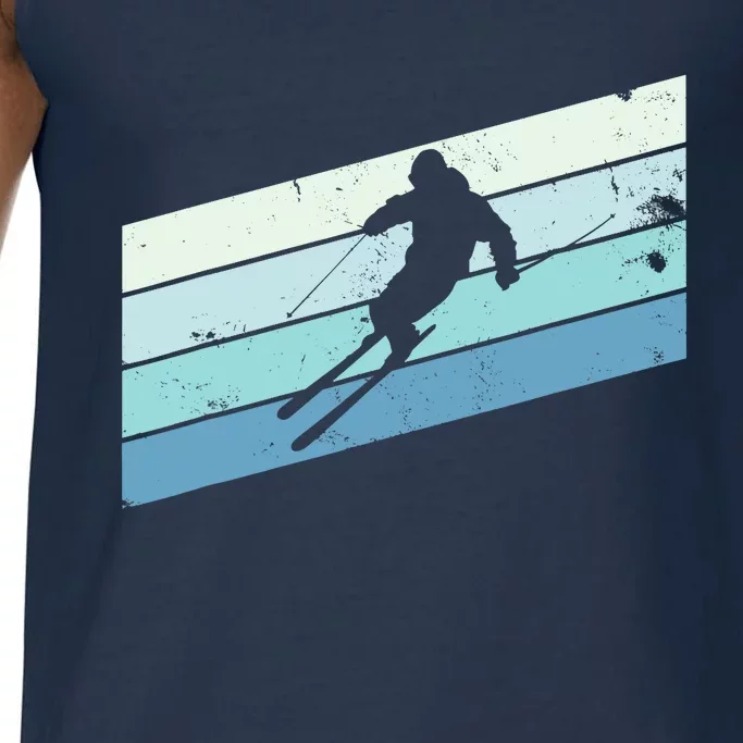 Winter Sports And Snow Skier Retro Snow Skiing Comfort Colors® Tank Top