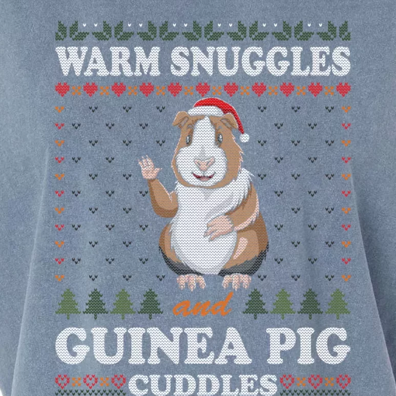 Warm Snuggles And Guinea Pig Cuddles Ugly Christmas Sweater Meaningful Gift Garment-Dyed Women's Muscle Tee