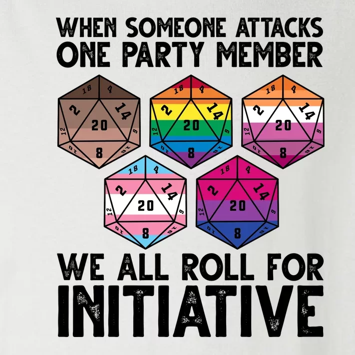 When Someone Attacks One Party Member We All Roll For Initiative Toddler Long Sleeve Shirt