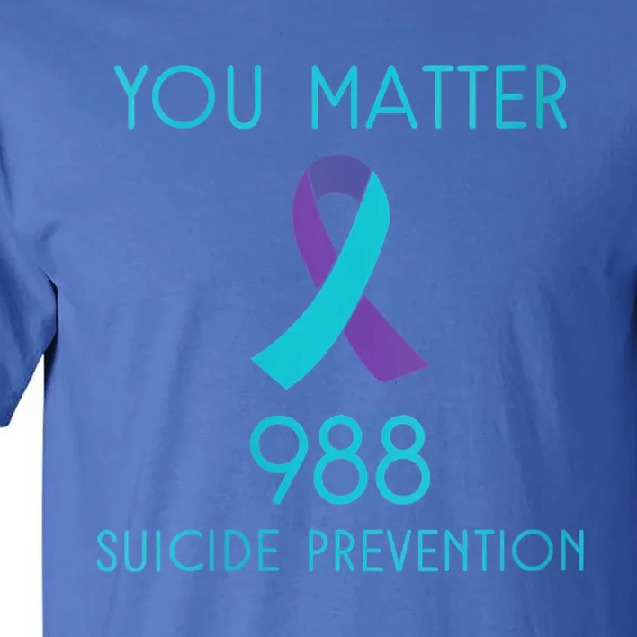 Womens Suicide Awareness 988 Shirt Suicide Prevention 988 Shirt Tall T-Shirt