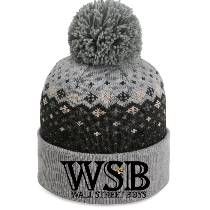 WSB Wall Street Boys The Baniff Cuffed Pom Beanie