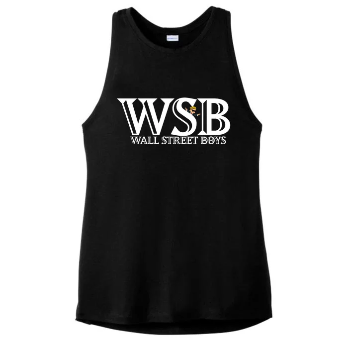 WSB Wall Street Boys Ladies Tri-Blend Wicking Tank