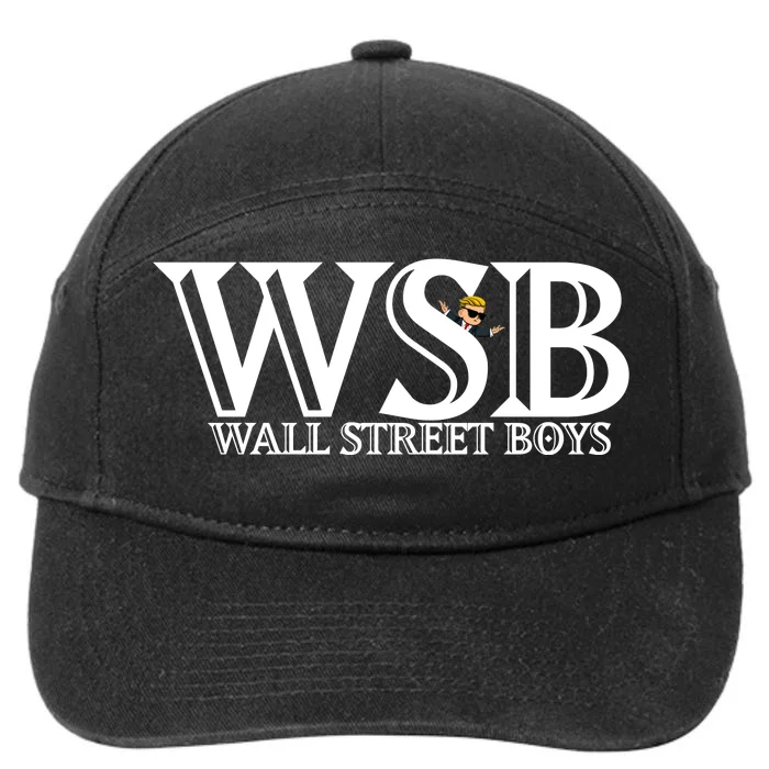 WSB Wall Street Boys 7-Panel Snapback Hat