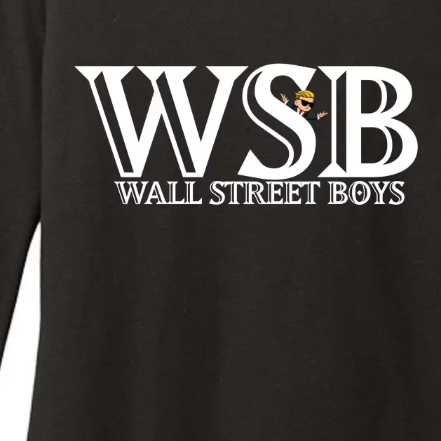 WSB Wall Street Boys Womens CVC Long Sleeve Shirt