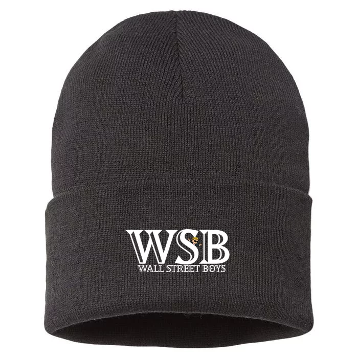 WSB Wall Street Boys Sustainable Knit Beanie