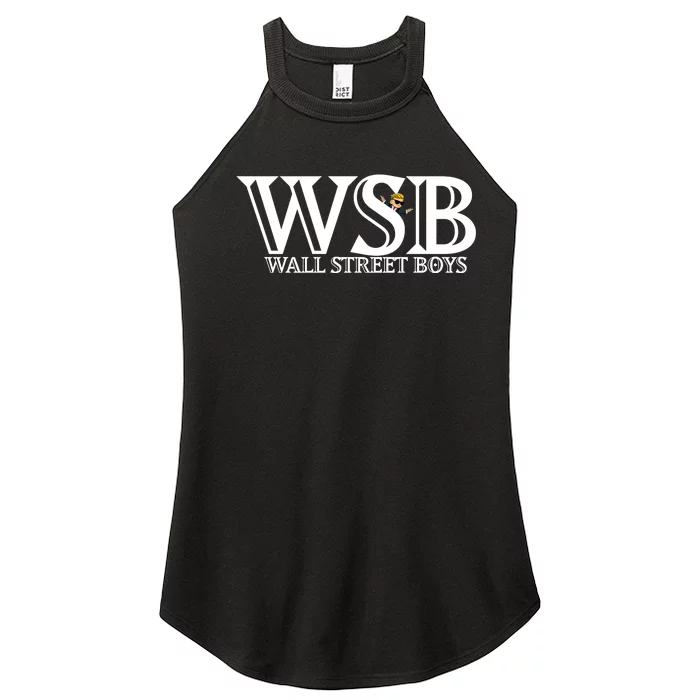 WSB Wall Street Boys Women’s Perfect Tri Rocker Tank