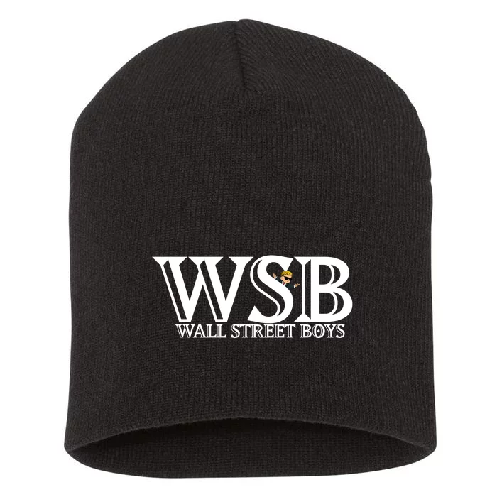 WSB Wall Street Boys Short Acrylic Beanie