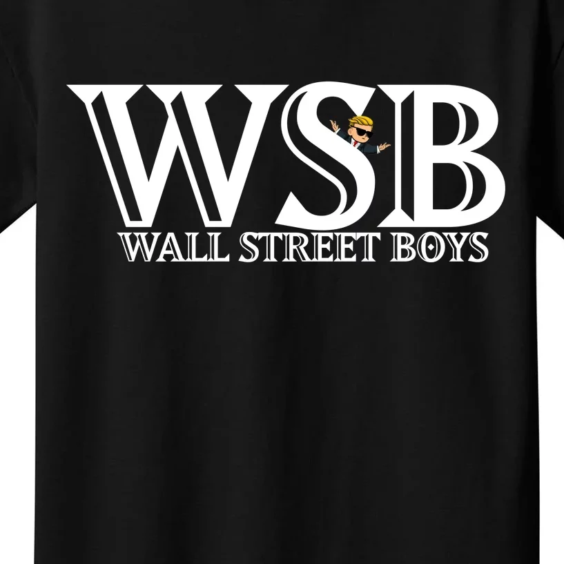 WSB Wall Street Boys Kids T-Shirt