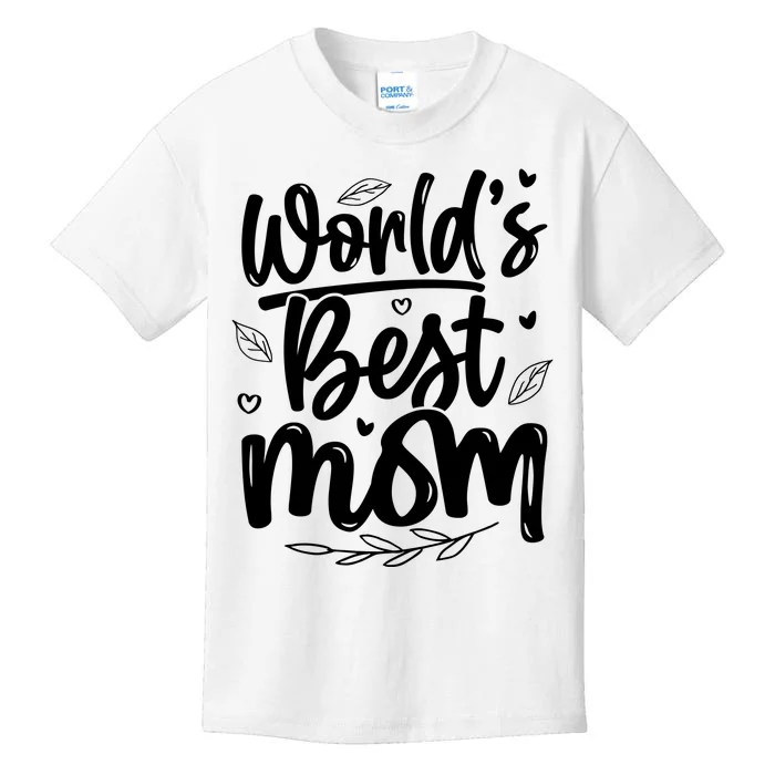 World S Best Mom Kids T-Shirt