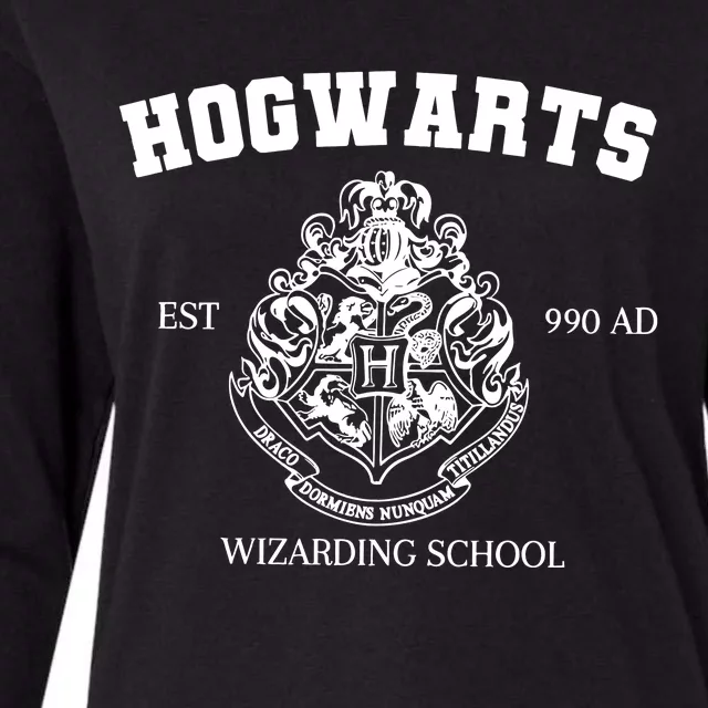 Wizarding School Bookish Womens Cotton Relaxed Long Sleeve T-Shirt