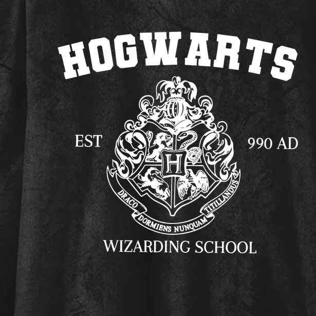 Wizarding School Bookish Hooded Wearable Blanket