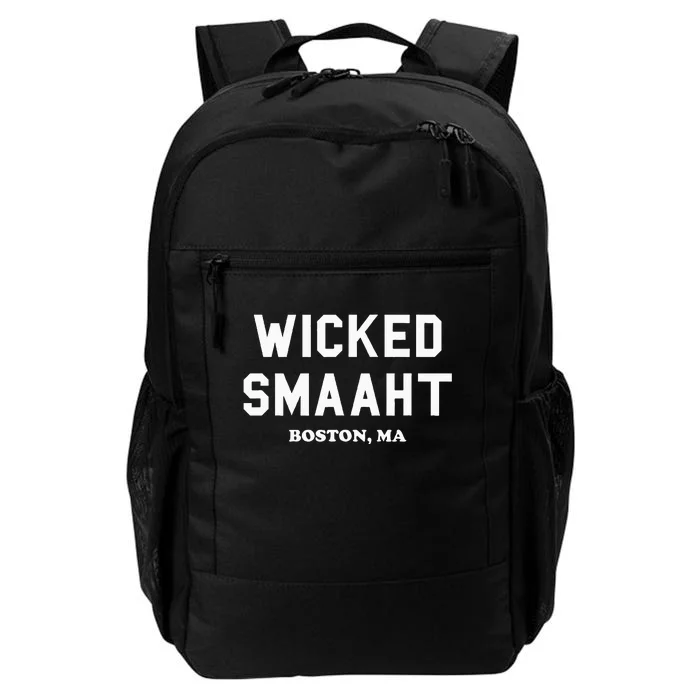 Wicked Smaaht Boston Ma Funny Boston Daily Commute Backpack