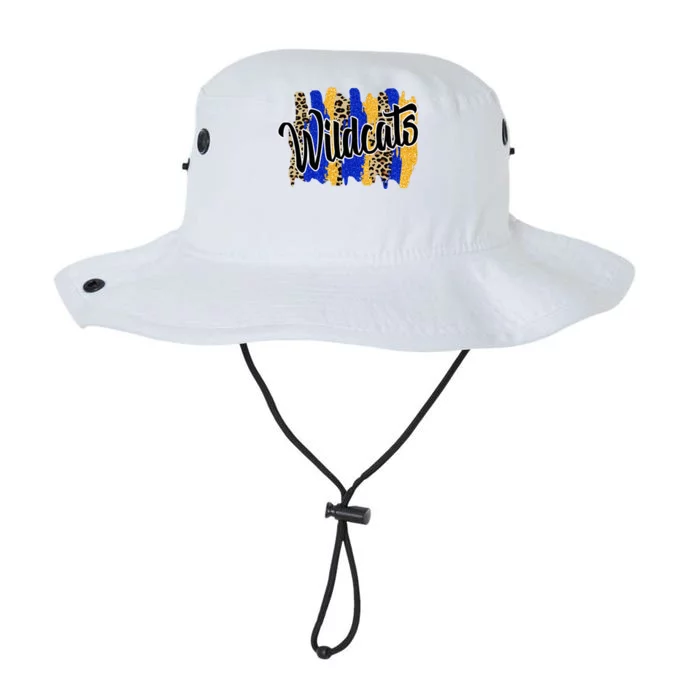 Wildcats Swash Blue Yellow School Spirit Legacy Cool Fit Booney Bucket Hat