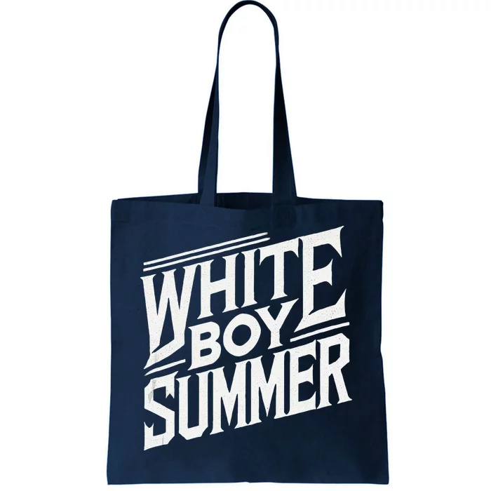 White Summer Boating Funny Summer Humor Tote Bag