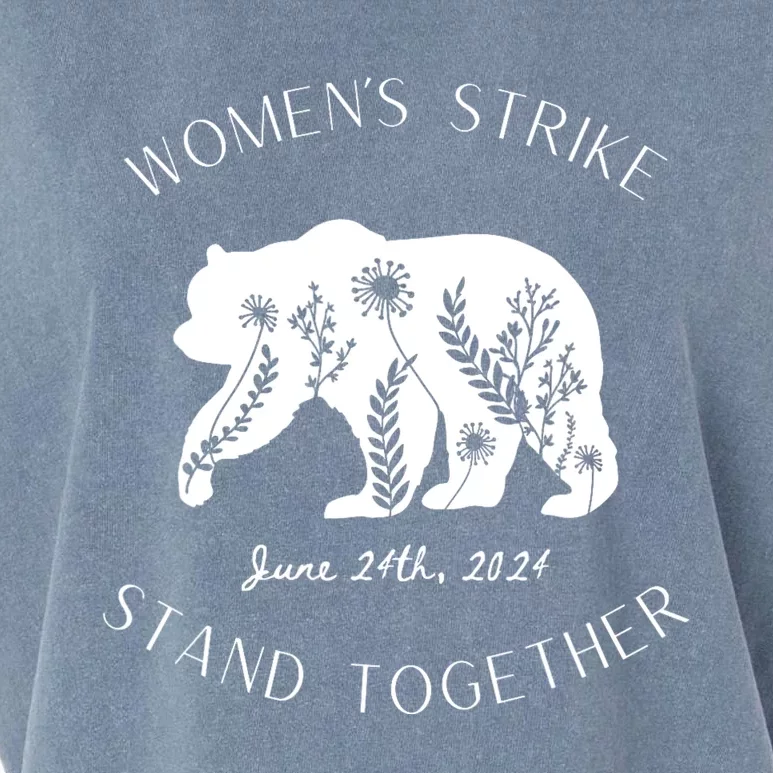 WomanS Strike Bear Stand Together WomanS Strike June 24th Garment-Dyed Women's Muscle Tee