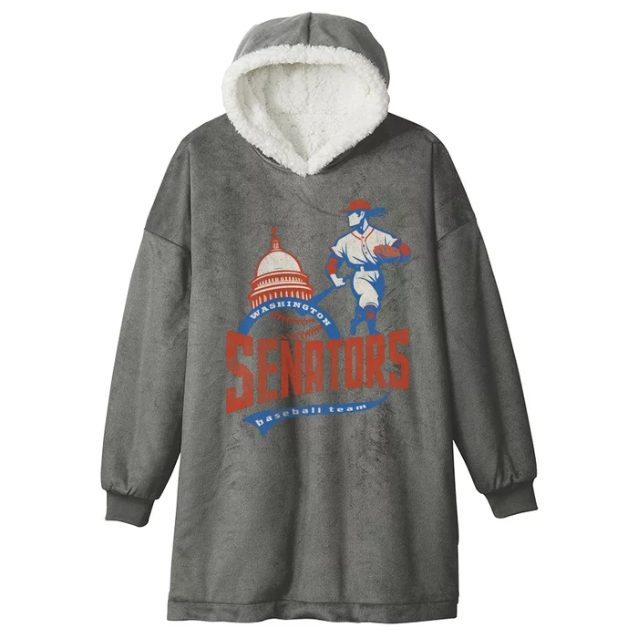 Washington Senators Baseball Team Hooded Wearable Blanket