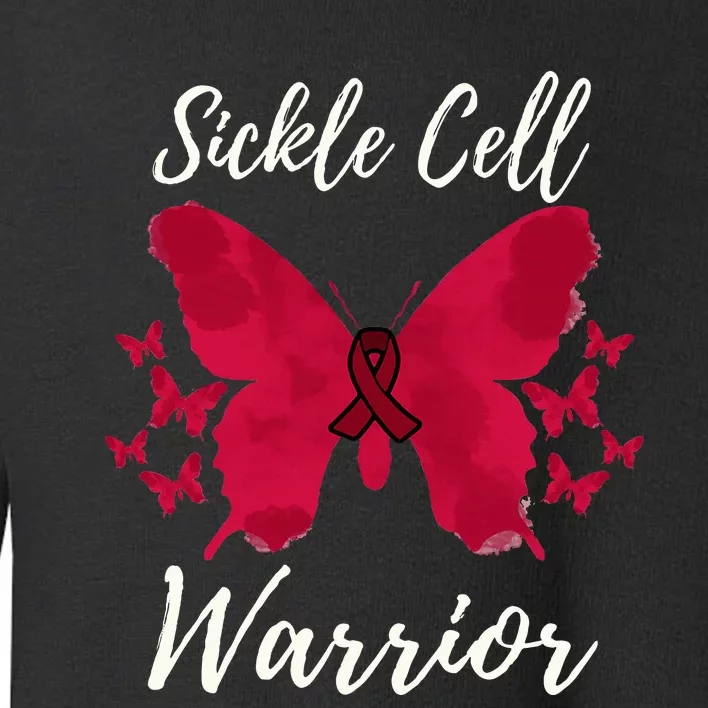 Warrior Sickle Cell Awareness Toddler Sweatshirt