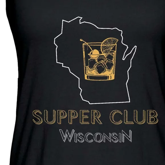 Wisconsin Supper Club And Old Fashioned Ladies Essential Flowy Tank