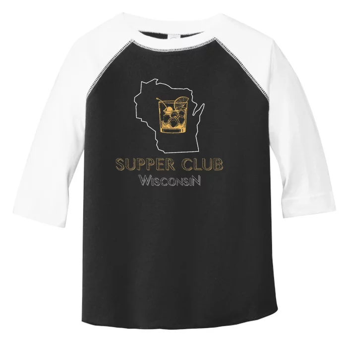 Wisconsin Supper Club And Old Fashioned Toddler Fine Jersey T-Shirt