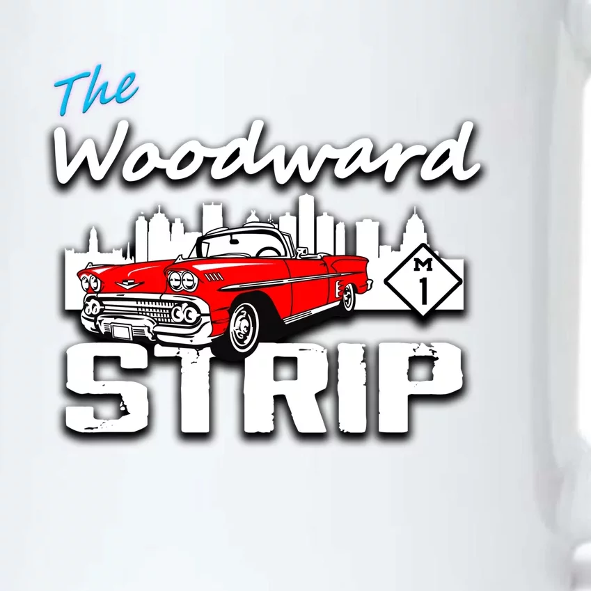 Woodward Strip Classic Car Black Color Changing Mug