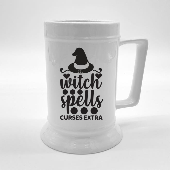 Witch Spells Curses Extra Front & Back Beer Stein