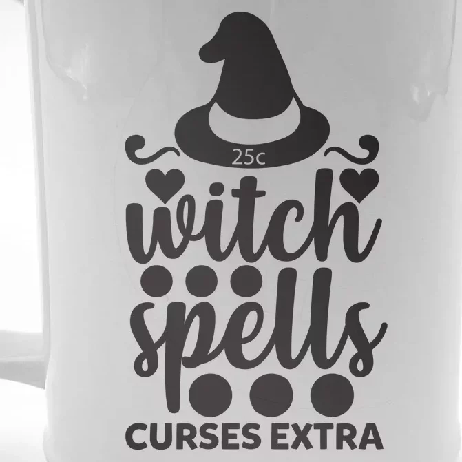 Witch Spells Curses Extra Front & Back Beer Stein