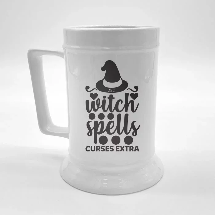 Witch Spells Curses Extra Front & Back Beer Stein