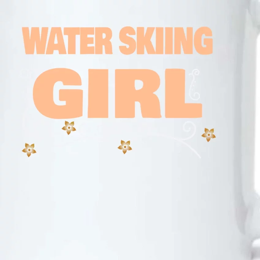 Water Skiing Cool Gift Black Color Changing Mug