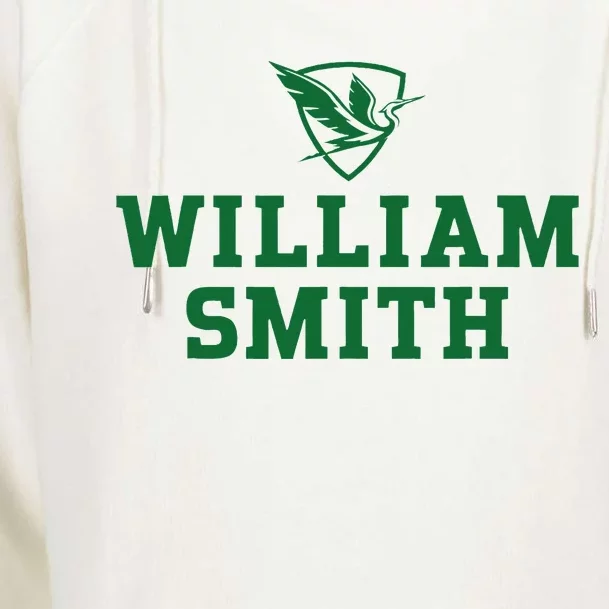 William Smith College Herons Shield Logo Hwsc Womens Funnel Neck Pullover Hood