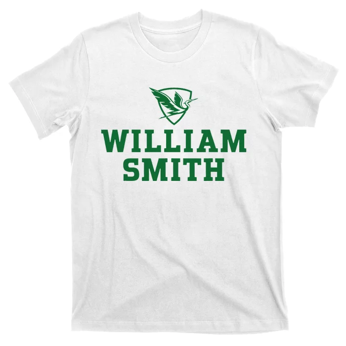 William Smith College Herons Shield Logo Hwsc T-Shirt