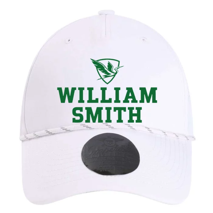 William Smith College Herons Shield Logo Hwsc Performance The Dyno Cap