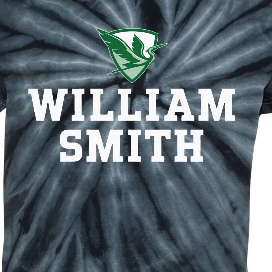 William Smith College Herons Shield HWSC Kids Tie-Dye T-Shirt